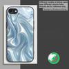 The golden silk of waves suitable for iPhone 17 Pro Max 16E 15 Pro 14 13 Plus 12 mini 11 XR Xs 7 8 16 Air black Glass Phone Case