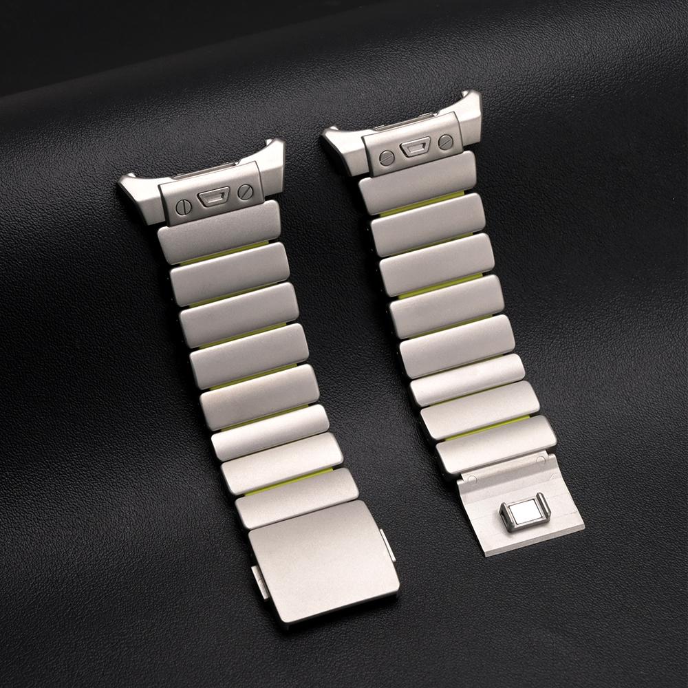 No Gaps Titanium Strap for Samsung Galaxy Watch Ultra 2025 47mm Men Bracelet Luxury Rubber Band for Galaxy Watch Ultra 2024 47MM