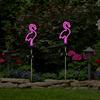 1pcs Solar Neon Flamingo Light, Suitable for Outdoor Garden, Courtyard, Pathway, Party Decoration Landscape Light