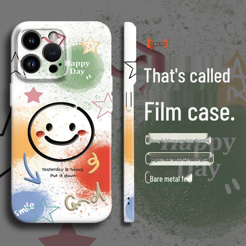 Smiling Face Full Coverage Case for iPhone 11-17 Pro Max 7