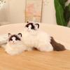 Søt Simulering Plysj Klutdukke Katteleke Myk Tegneserie Kosedyr Fluffy Hjemmedekor Gaver Til Jente
