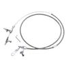 For Ford C6 For Ford C-6 Transmission Kickdown Cable Stainless Steel Precision Engineered High-strength Construction