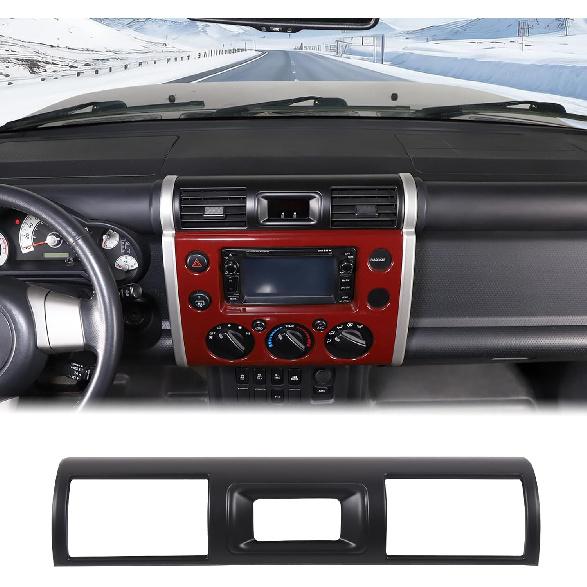 

Aunginsy Center Console Air Outlet Cover Compatible with Toyota FJ Cruiser 2007-2021 Car Air Conditioning Panel Decorative Cover AC Air Outlet Vent матовый черный