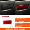 For Chevrolet Traverse RS LT 2018- Real Carbon Fiber Sticker Co-driver Storage Switch Panel Car Accessories Decorative
