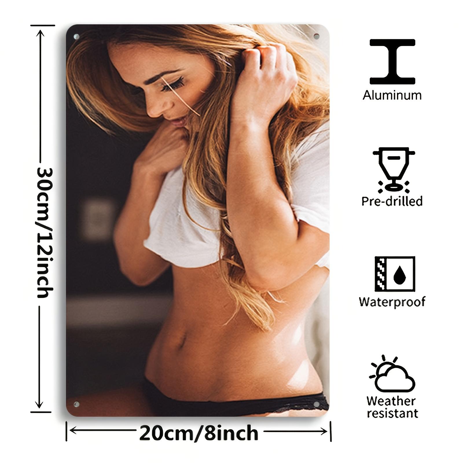 

Flat D Aluminum Art Sign pc Vintage Portrait Poster for Bedroom Living Room Cafe Bar Decor 20x30cm