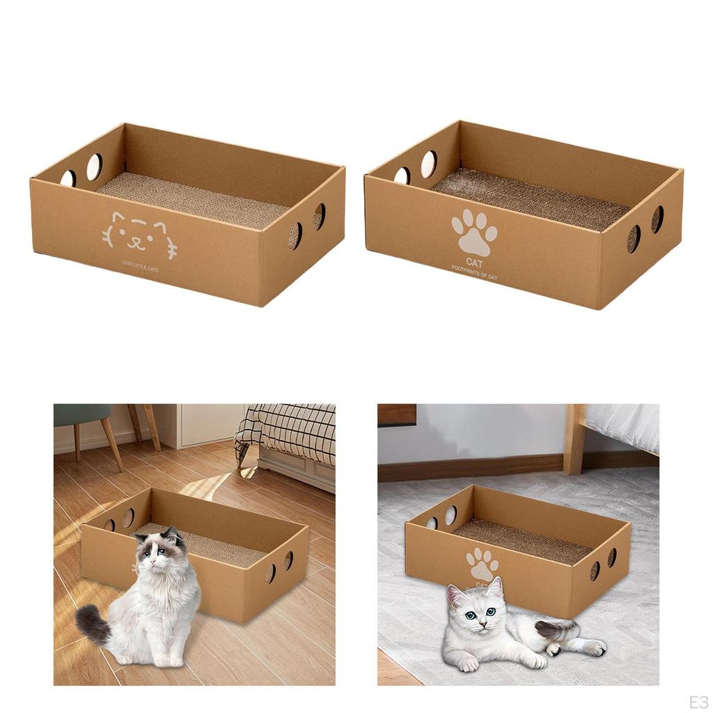Katzen-Kratzbrett aus Pappe, großer Möbelschutz, Bettkratzer