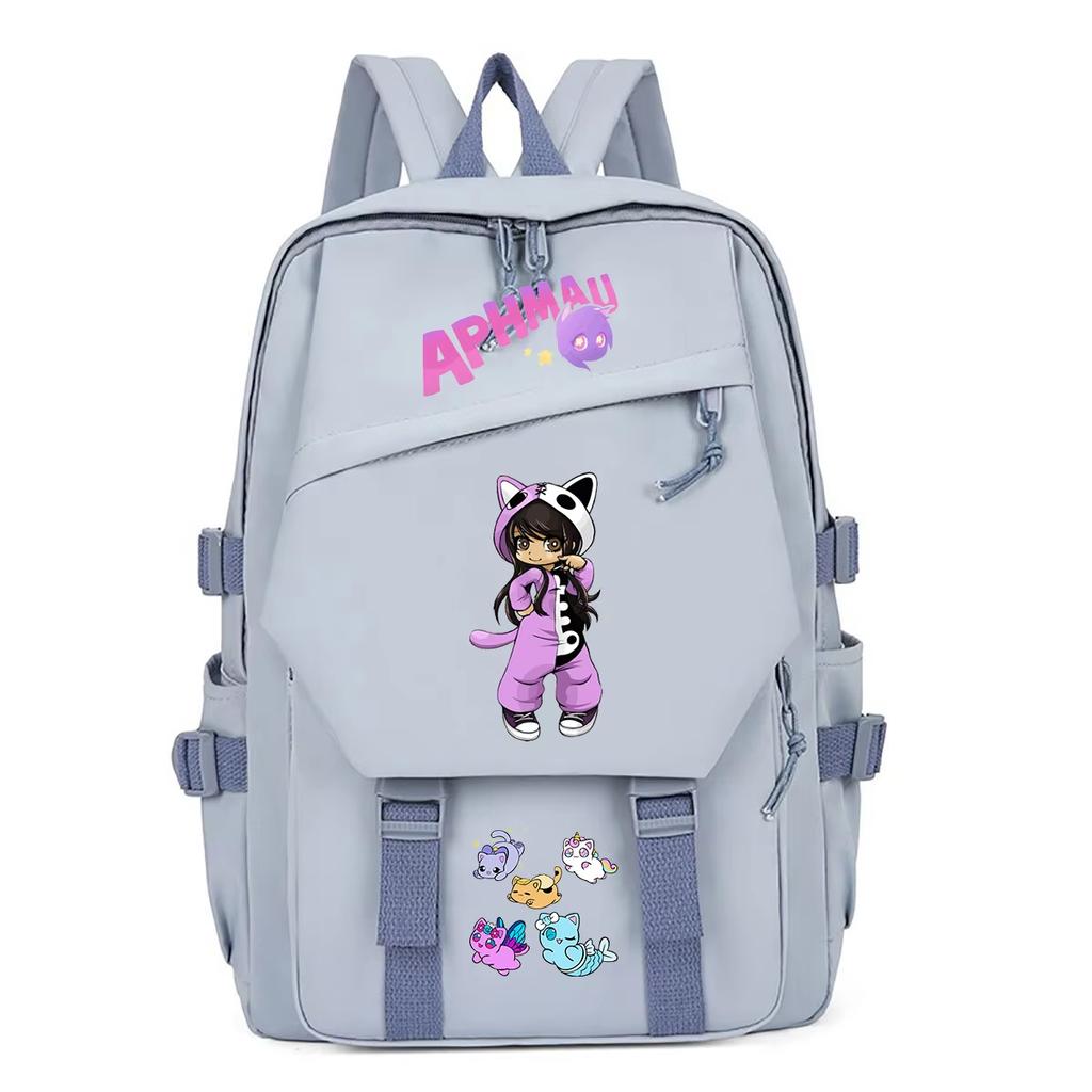 Multifunctional Kawaii Cartoon Print Girls Backpack Teenagers Schoolbag Bookbag Men Women Fashion Laptop Rucksac Street Trend