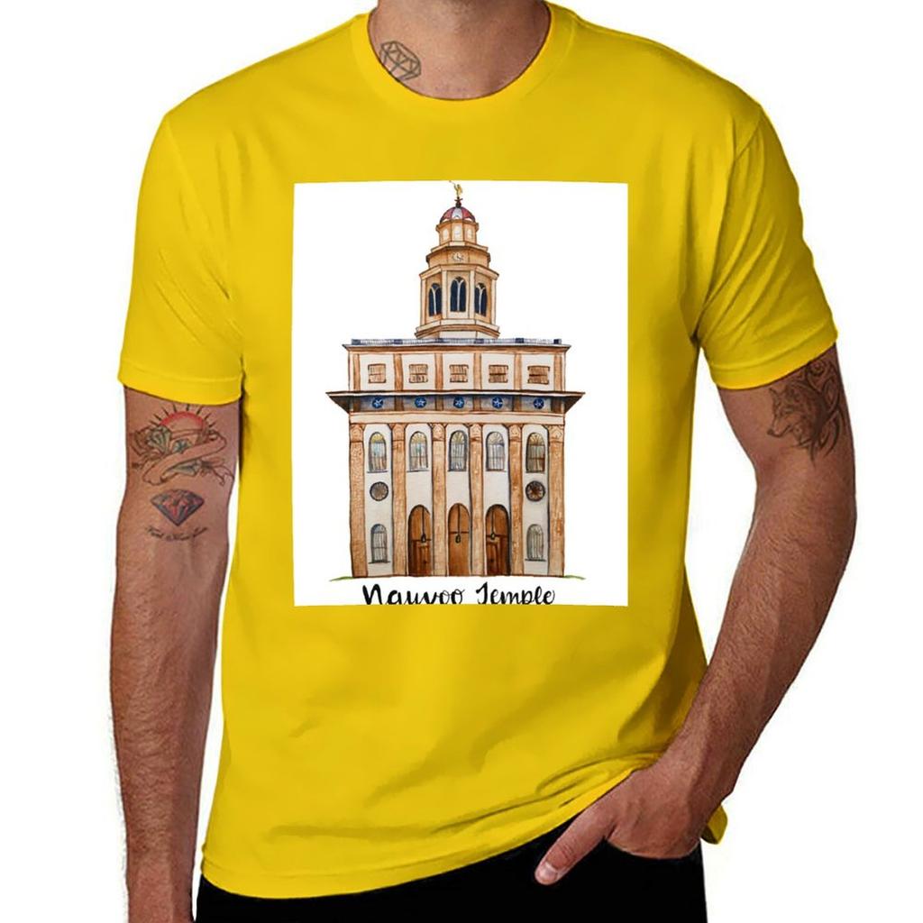 Nauvoo LDS Temple Tshirt cute tops boys whites new edition for a boy black tshirts for men