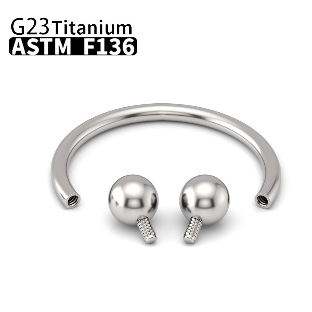 

1/5/50Pcs G23 Titanium ASTM-F136 Piercings Nose Ring Internal Thread C Rod Zircon Body Jewelry For Women 16G 1.2x6X3mm&Earrings&Face