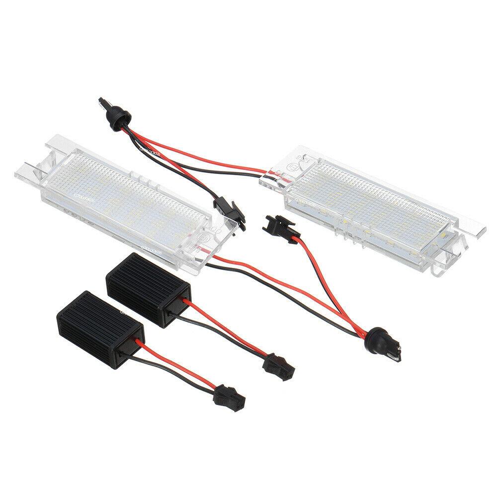 

2Pcs LED Number License Plate Light Lamps For Opel Astra K J H Corsa D E C Meriva A B Vectra C Zafira B Insignia Adam or Vauxhal 2Pcs