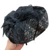 Fashionable Women's Lace Headpiece With Bows Comfortable Headband Stylish Hair Accessory For Wedding Guest Headgear
