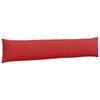 Sofa Cushions 2 Pcs Red 200 X 40 Cm Fabric