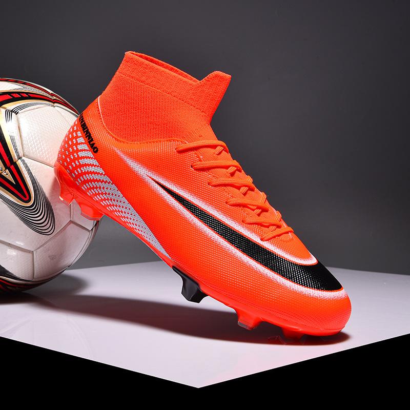Overseas popular high-end football shoes, men's and women's youth lawn training shoes, breathable, wear-resistant, comfortable and lightweight
