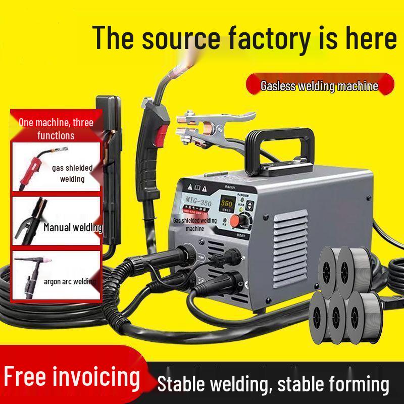 Gasless Multi-Function MIG/TIG Welder 220V - Three-in-One Home & Industrial Model