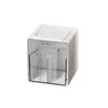 Hanging/Hook Style Drawer Style Storage Box Plastic Transparent Makeup Storage Container Space Saving Self Adhesive
