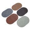 5 STUKS Ovale Lederen Placemats Antislip Hittebestendige Tafelonderzetters voor Keuken Restaurant Hotel 45x30cm