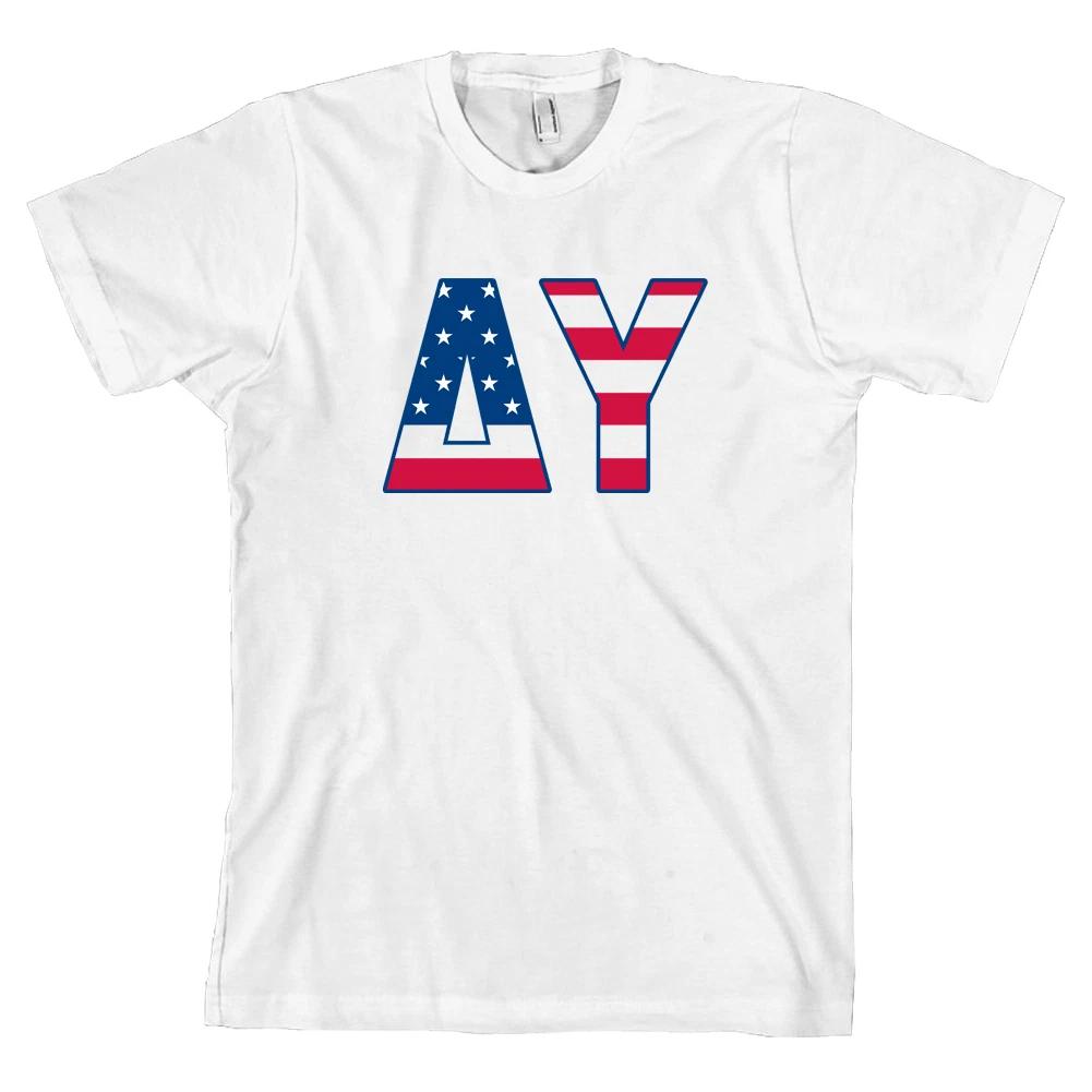 Delta Upsilon Bella + Canvas T Shirt Fraternity USA Letters *ALL SIZES* S