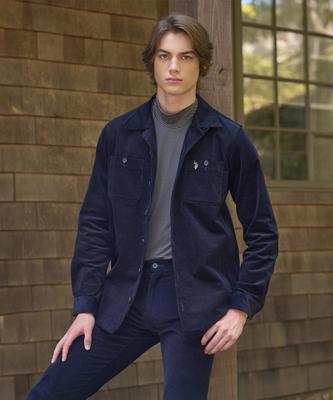 Uspoloassn Corduroy Shacket_Navy