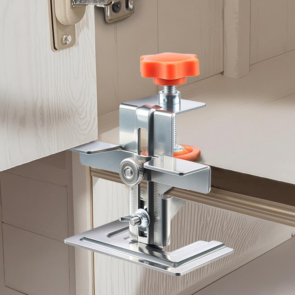 Polohovací šablona pro montáž dvířek skříněk Nastavitelná délka Nerezová ocel Kování Montážní nástroj pro přesné vrtání