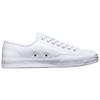 Converse Jack Purcell Shiny Leather Low-Top Board Shoes Unisex White