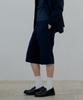 NUAKLE Linen Bermuda Pants_Navy