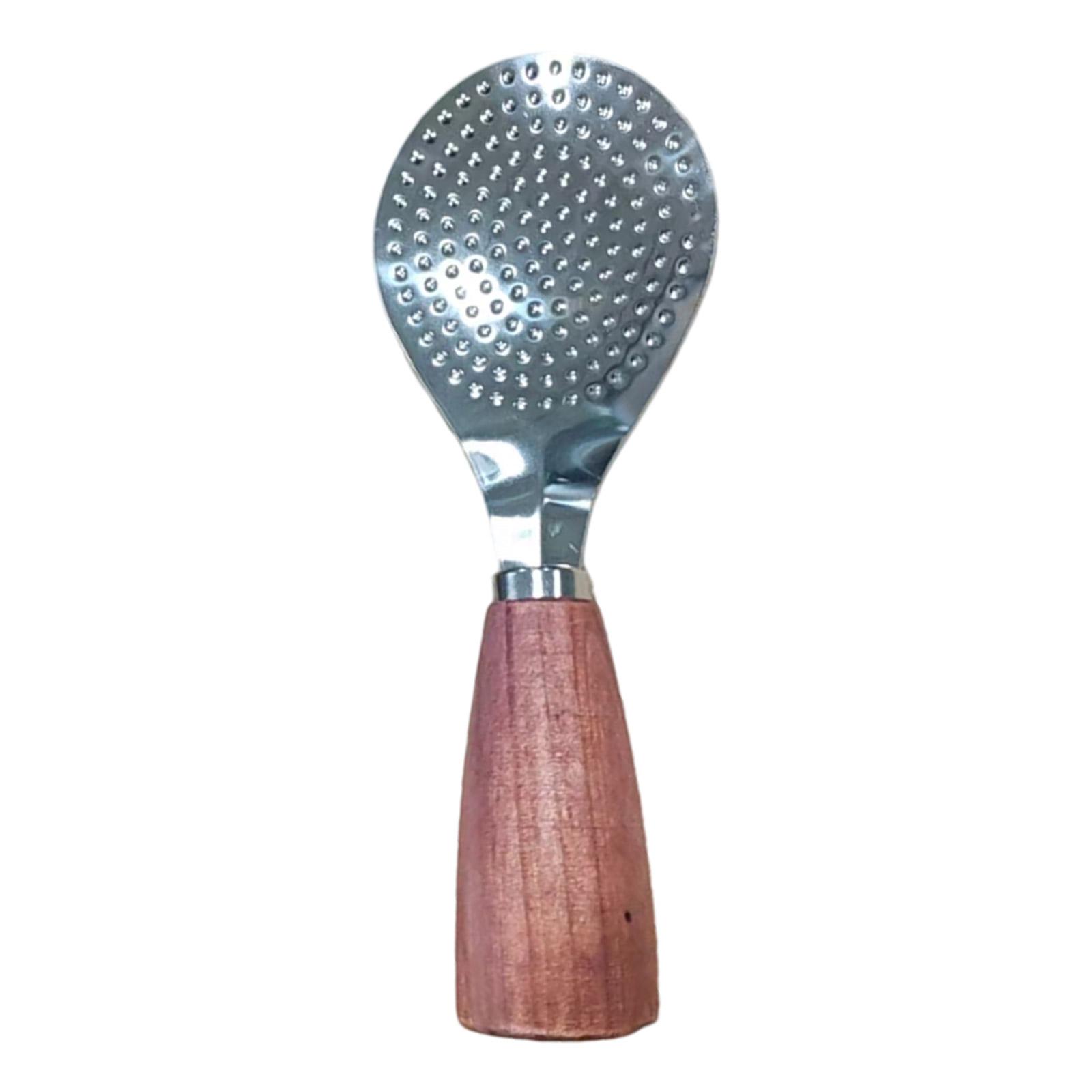 Kitchen Wooden Handle Rice Spoon Paddle Standing Rice Spatula Heat Resistant Rice Scooper for Parties Daily Cooking