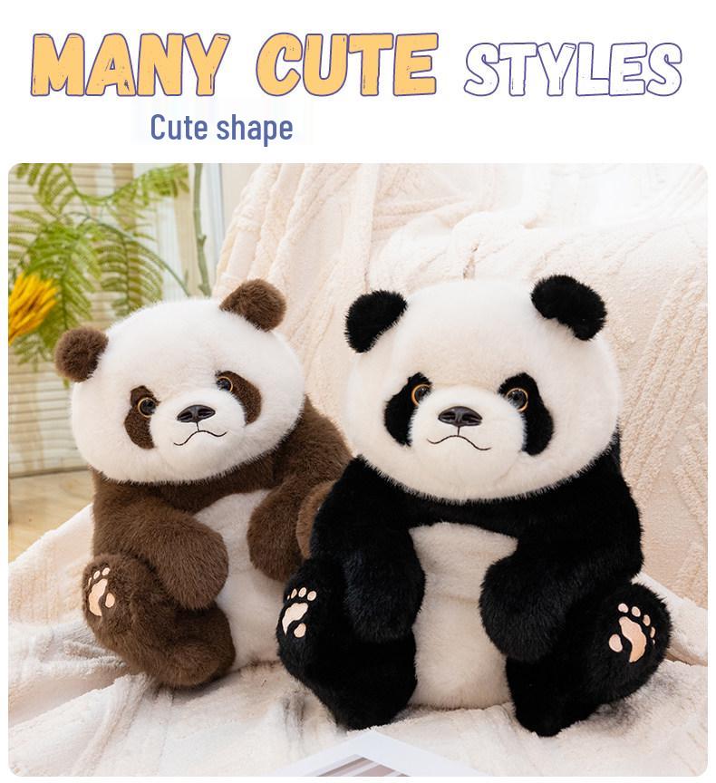 Chubby Giant Panda Plush Toy - Cuddly National Treasure Pillow Doll