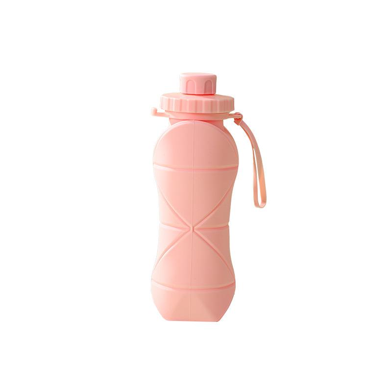 Eco-Friendly 600ml Plastic Spray Bottle with Lid Sports Travel Gift Durable Leak-Proof Water Bottle