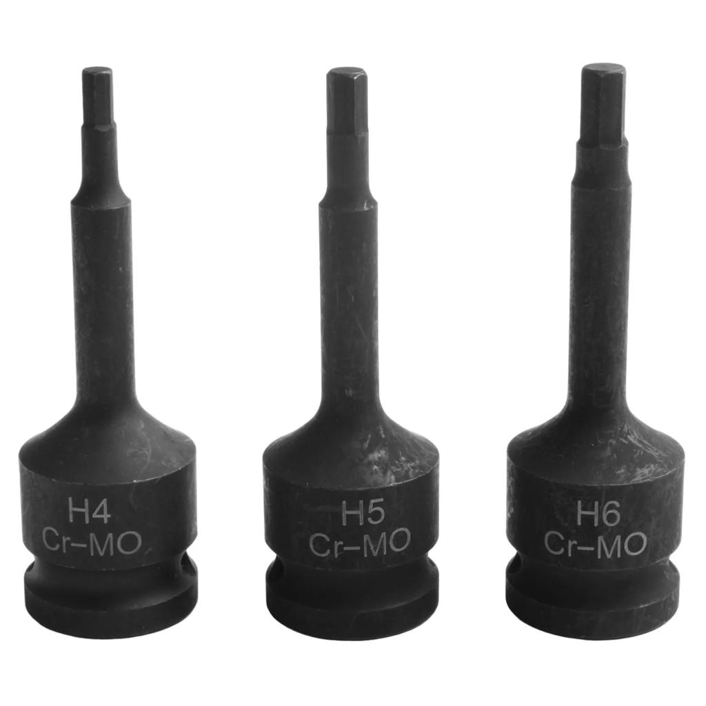4mm, 5mm, 6mm, 7mm, 8mm, 10mm Hex Head Wrench Adapter Electric Drill Adapter Hexagonal Head Induction Hardened