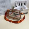 Transparent PVC Zipper Stadium Youth Crossbody Bags Sports Aesthetic Women's Shoulder Bags Sweet Light Cute Clear Baseball Bag