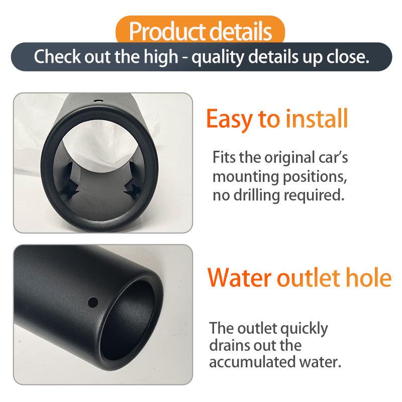 Matte Black Exhaust Tip for BMW 5, 3 Series & X1/X3