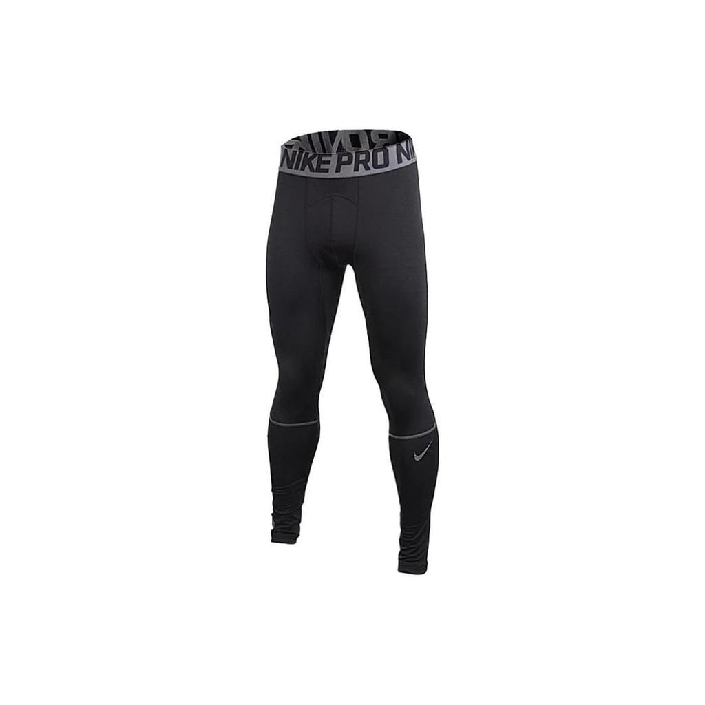 Nike Knitted Sweatpants Men's Black Moderate Slim Fit Pants 802002-010