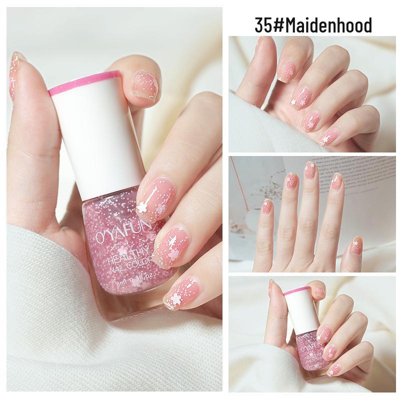 Peel-Off Water-Based Long-Lasting Nail Polish – Summer Collection