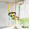 Chew-Proof Sugar Glider Climbing Toys Wobble-Free Colorful Chains Mice Rope Swing Stand Interactive Wear Resistant