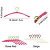 10Pcs Anti-Slip Folding Clothes Hangers Rotatable Clothes Holders Clothes Drying Rack  Wardrobe