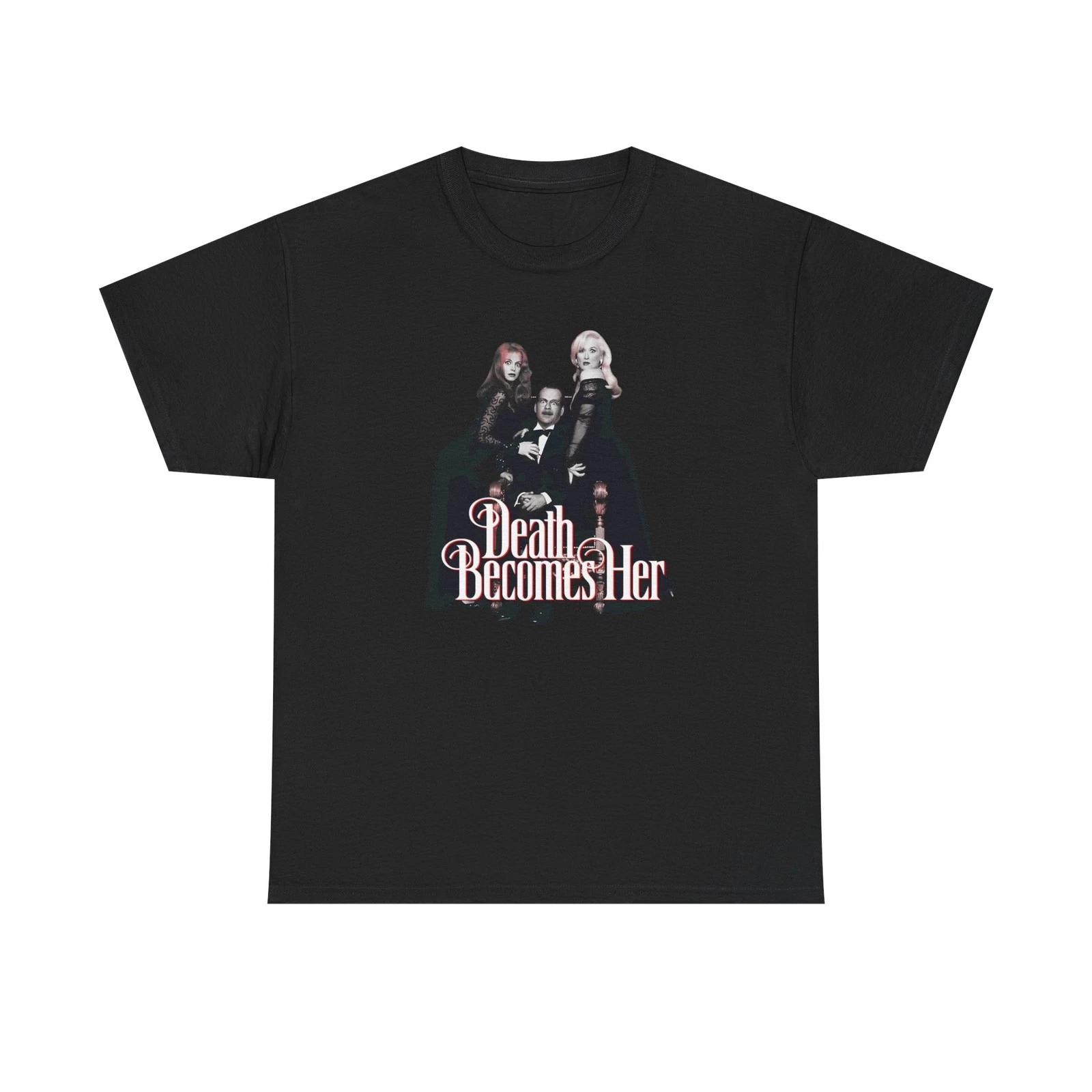 

Death Becomes Her Heavy Cotton Tee, Meryl Streep, Goldie Hawn, Bruce Willis 2XL