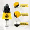 5/7pcs Electric Brush Attachment Set Power Drill Scrub Brush Wash Clean Tool With For Cleaning Car Washing Grout Carpet Floor