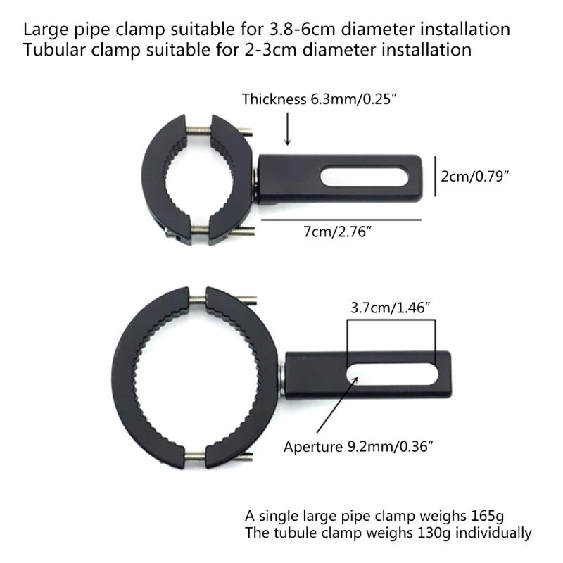 Suport de montare pentru reflectoare pentru motociclete, faruri universale pentru motociclete, lumini de ceață, suporturi de protecție pentru bara față