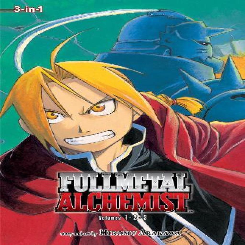 Fullmetal Alchemist 3in1 Edition Vol. 1 by Hiromu Arakawa Paperback Book 9781421540184
