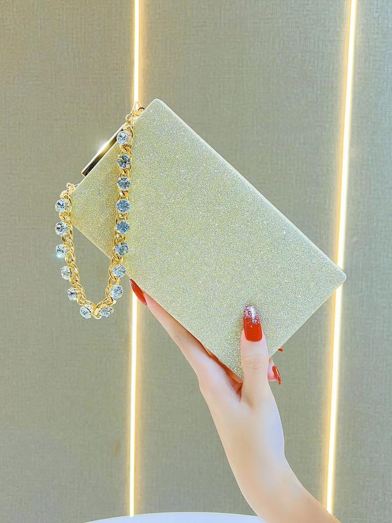 Grenzüberschreitende Stilvolle Abend-Clutch-Tasche Mit Pailletten Für Formelle Anlässe Und Den Täglichen Gebrauch