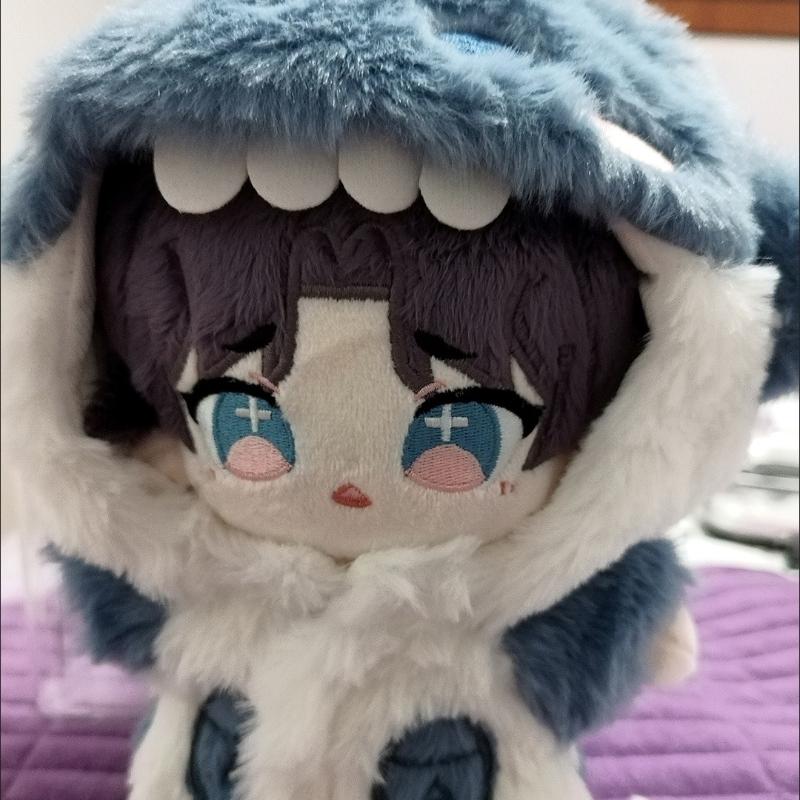 20cm Anime Game Love and Deepspa Rafayel Kawaii Cosplay Cotton Doll Body Cartoon Soft Plushies Dress Up Toy Figures Fans Gift