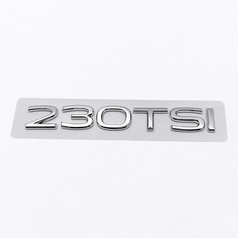 Car Rear Trunk Letters Badge 280TSI 300TSI 330TSI 380TSI Sticker for Golf Lavida Santana Touran Passat B5 Scirocco