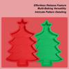Christmas Silicone Baking Mold Food Grade Flexible Christmas Tree Cake Mold For Mousse Candy Gummy Chocolates Jelly Soap Cookie