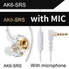 QKZ AK6 SRS In-Ear HiFi Earphones with Dynamic Drivers, Heavy Bass, In-line Control, and Wired for Sports