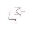 5pcs Push Button Spring Clip  V Shape Locking Pin Kayak Paddle Holder Clip Stainless Steel Kayak Paddles Spring Clip Replacement
