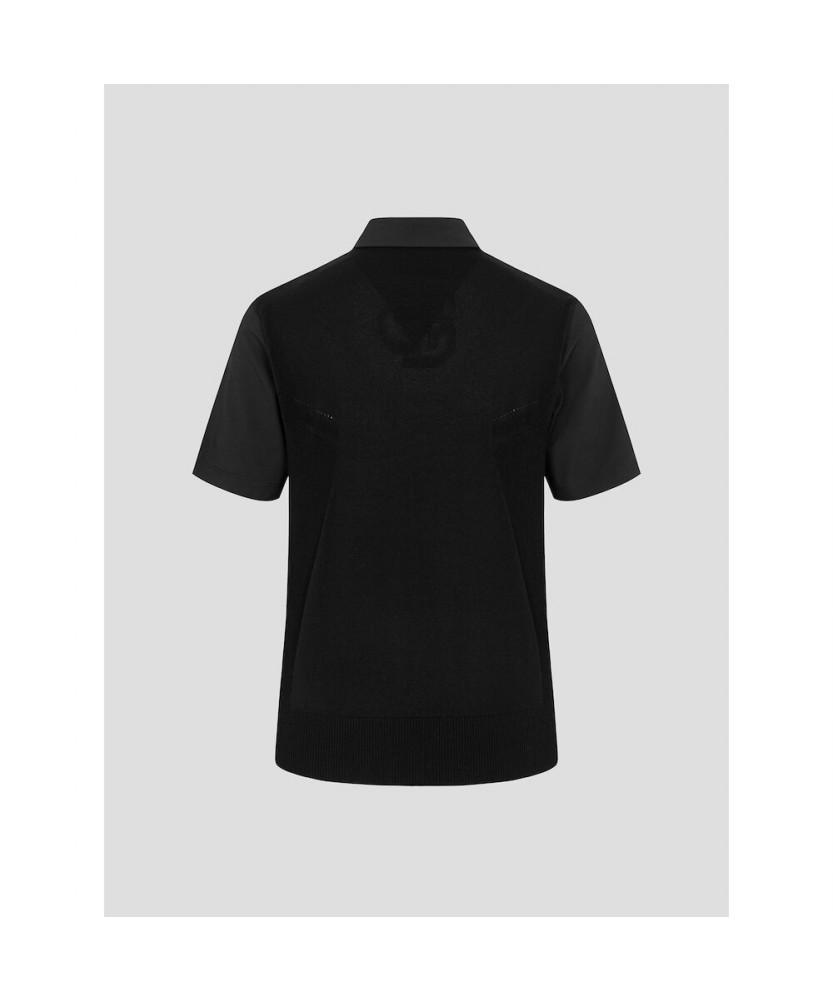 BEANPOLE GOLF [B_Under] Women'S Woven Mix Short Sleeve Pullover - Black