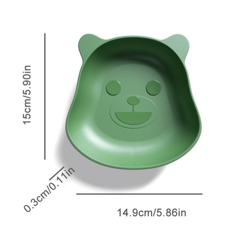 Prato de jantar doméstico, bandeja de servir desenhos animados para lanches de frutas, pratos planos de plástico, pires, cupcake, sobremesa, prato de festa em casa