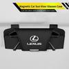 Car Visor Glasses Holder Magnetic Sunglasses Storage Box Interior For Lexus UX250h RX450h CT200h RX400h NX300h RX350 RX300 GX