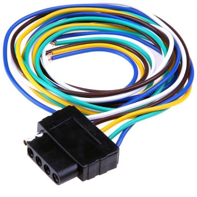 36“ Trailer Light Wiring Harness Extension Cable 5-Pin Adapter Wire Connector