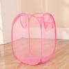 Foldable Mesh Laundry Basket With Durable Handles Strongly Frame Laundry Basket